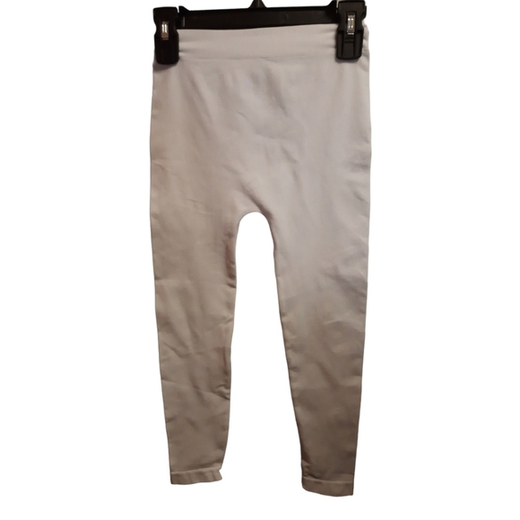 Girls White Leggings Size 4 6X - Picture 1 of 6